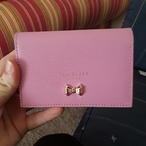 Ted Baker small pink wallet